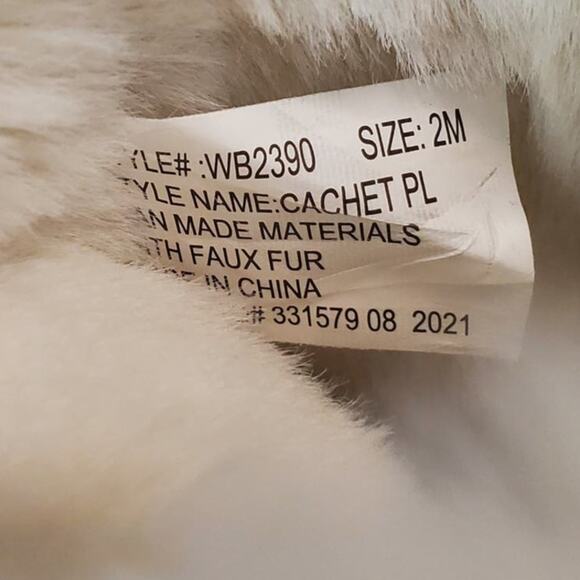 Juicy Couture Little Girl's Cachet Place Boots Size 2 Sparkle Fuzzy Trim Kidcore - Picture 7 of 10